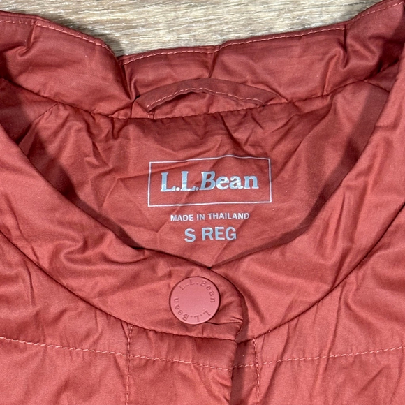 L.L. Bean Short Sleeved‎ Puffer Vest Jacket Size Small - Picture 4 of 6